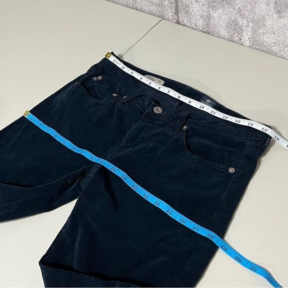 AG Adriano Goldschmied Stevie Slim Straight Corduroy Pants in Dark Navy - Picture 11 of 13